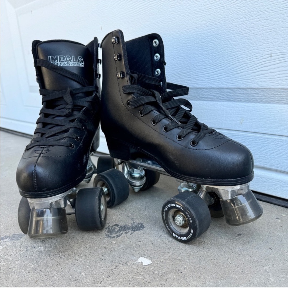 IMPALA Black Roller Skates - Classic High-Top Quad